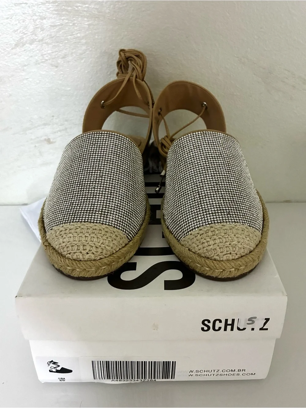SCHUTZ slip espadrilles